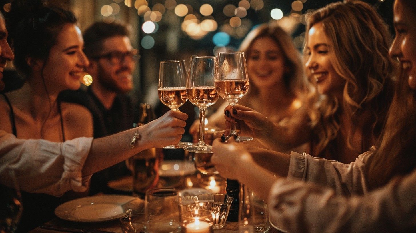 Guests enjoying a luxury hospitality experience with ambient lighting and curated AV atmosphere, supported by Viation solutions
